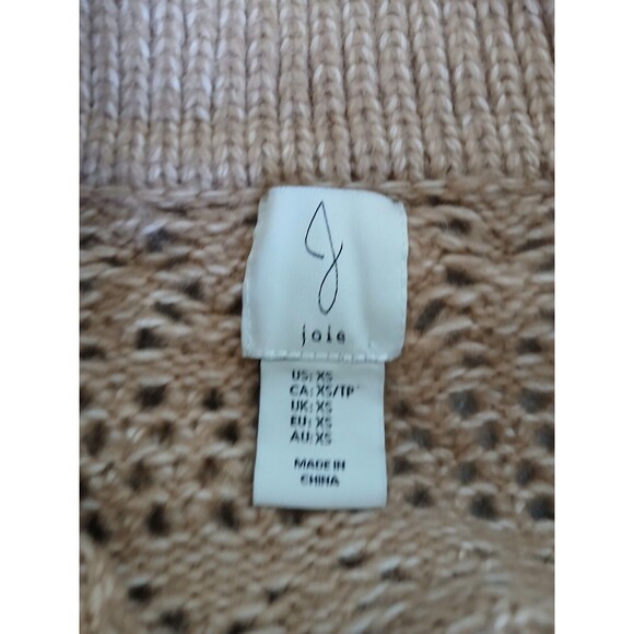 Joie Women’s Beige Knit Cardigan Sweater XS Button Up Collared Long Sleeve - Picture 16 of 16